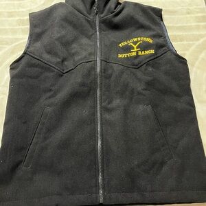 Yellowstone Dutton Ranch Black Men's Vest Small